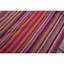 Tapis carré Kilim turc décoratif moderne à rayures roses vintage des années 1950, tissé à plat, 152 x 152 cm.