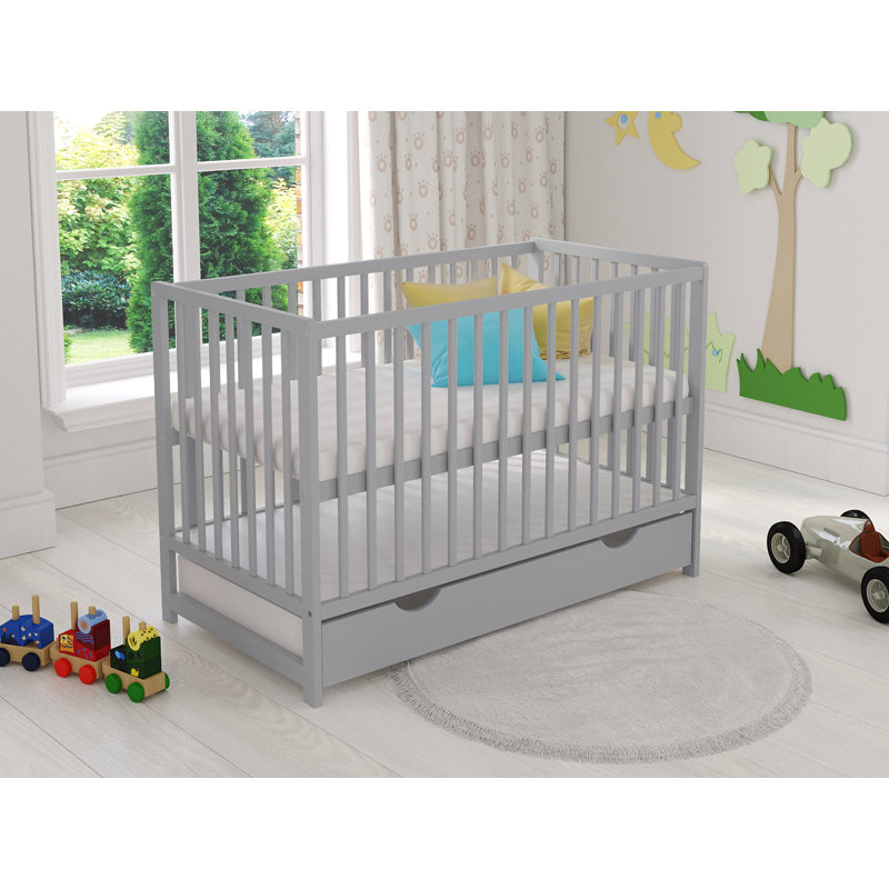 Krull Cot Bed, Grey