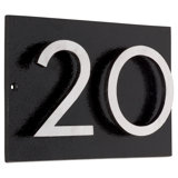 Floating 1-Line Wall Address Plaque