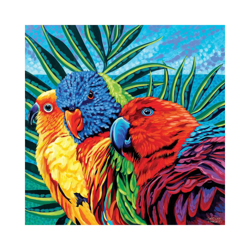 Birds In Paradise I by Carolee Vitaletti - Gallery-Wrapped Canvas Giclée on Canvas, Wrapped Canvas