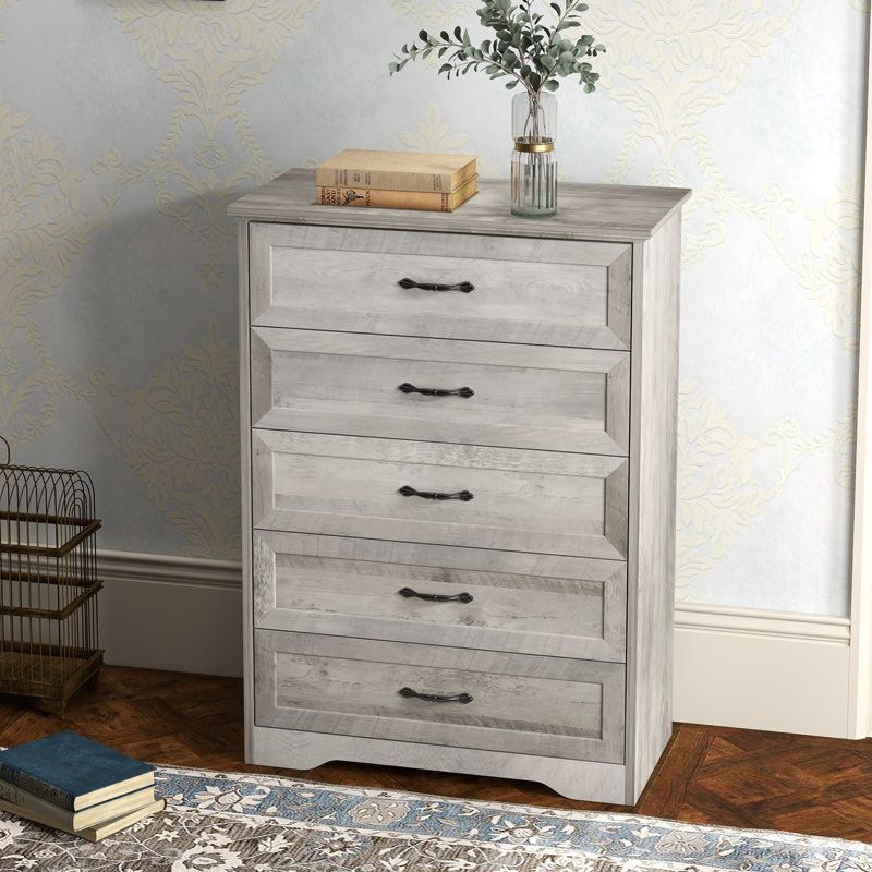 Solid Wood Rectangle Accent Cabinet