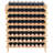 72 Bottle Upgrade Modular Wine Rack Bamboo Wood Display Shelf 8-Tier