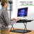 Adjustable Metal Base Standing Desk Converter-33983103