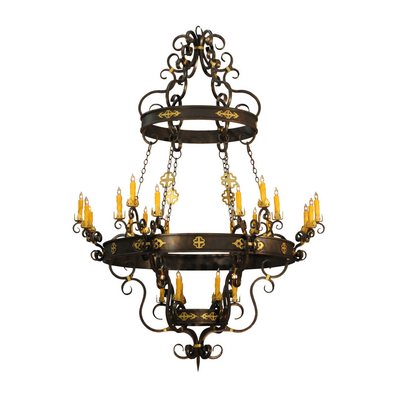 Lustre 24 lumières l 72 po Santino