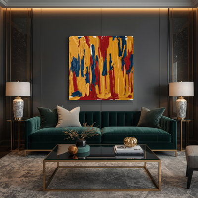 Neo Expressionism 7 Brown Canvas Wall Art