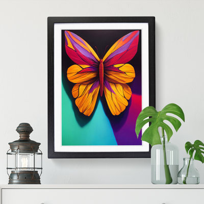 Butterfly Acrylic - Single Picture Frame Print