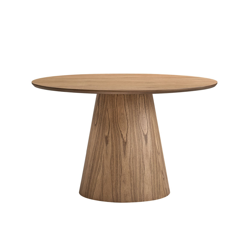 Bennington Round MDF Dining Table with Cylindrical Base