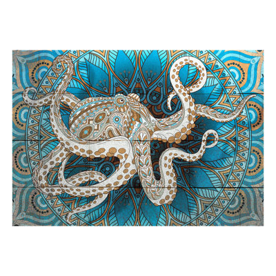 Zen Octopus Semi-Gloss Wall Mural