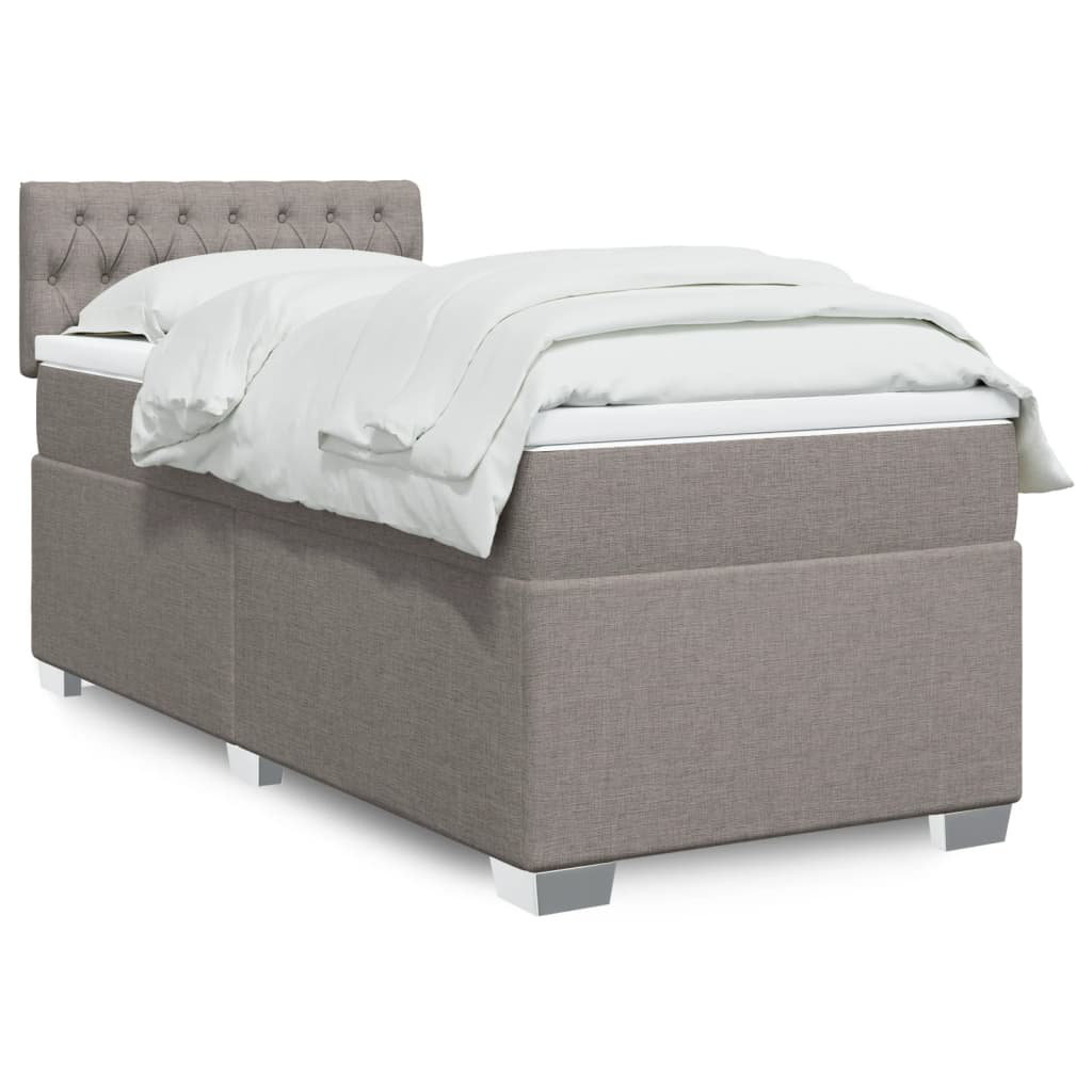 Vidaxl Boxspringbett mit Matratze 90x190 cm Stoff