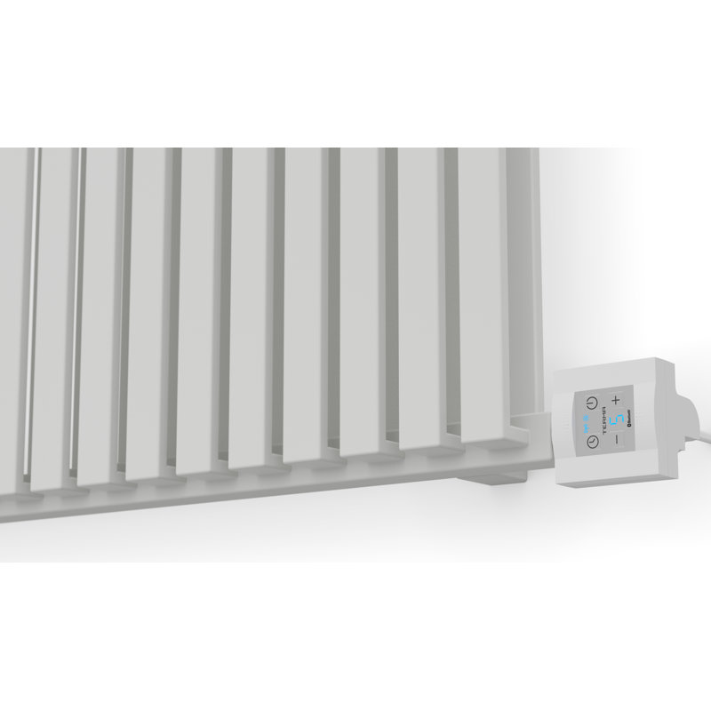 Nemo Horizontal Designer Radiator, 53cm H x 118.5cm W, Light Grey