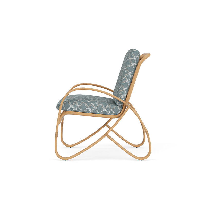 Riviera Outdoor Lounge Chair, Luna Mist