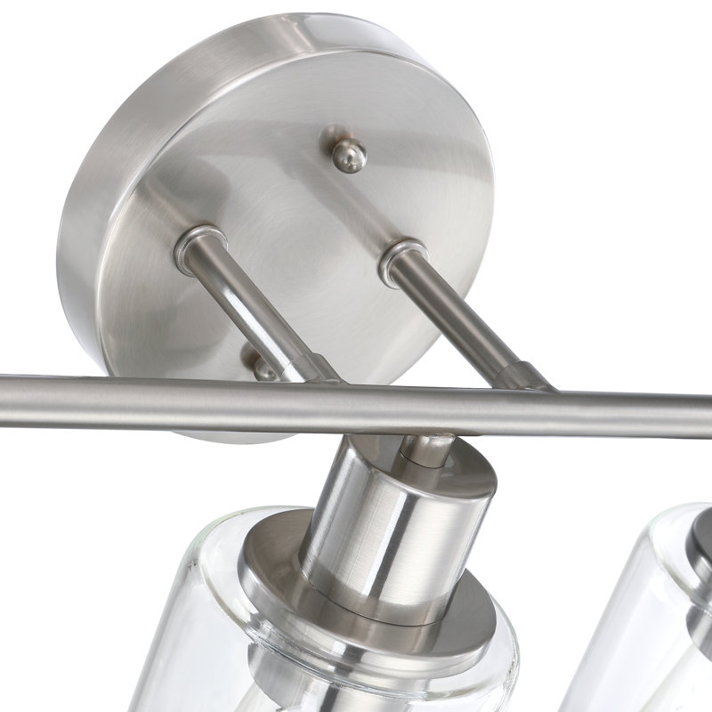 Éclairage de salle de bain à intensité variable à 3 lumières Berume, Nickel brossé