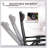 Outdoor Rocking Chairs, Foldable Reclining Zero Gravity Lounge Rocker w/ Pillow, Cup & Phone Holder
