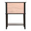 Élégante table de chevet minimaliste noire-1160917577