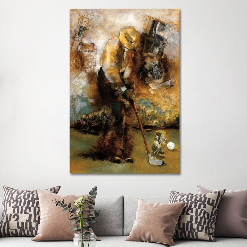 Estampe numérique sur toile tendue Swingin'- Gallery, H 60 po x l 40 po
