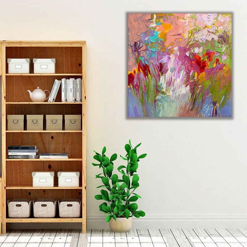 Hum Hum With Me II - reproduction d'art sur toile, H 16 po x l 16 po
