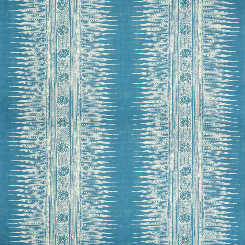 Indian Zag Fabric, Marine