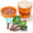 5Pcs Ceramic Measuring Spoons In Pot, Cactus Shape Baking Measuring Spoons And Cup Decorative Cactus Figurine Measuring Spoons Set