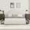Base de lit tapissier avec 2 tiroirs de rangement Modern - Boucle Modern
