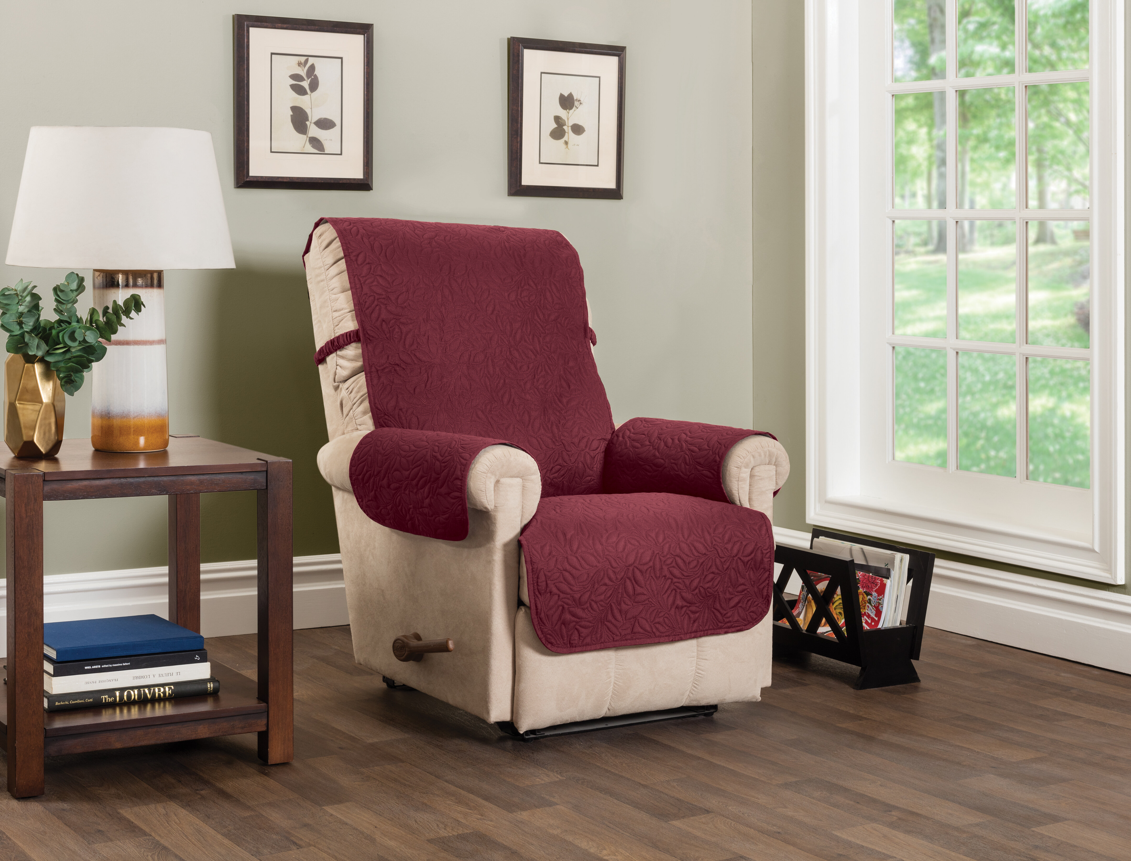 Sheepskin recliner chair discount covers