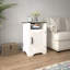 Table d'appoint de table de chevet avec prises électriques Farmhouse