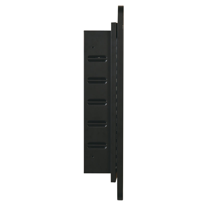 Armoire à miroir murale encastrée en métal, H 24 po x l 16 po x P 5,12 po