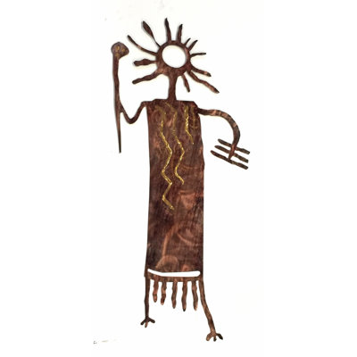 Petroglyph Ted Metal Decor