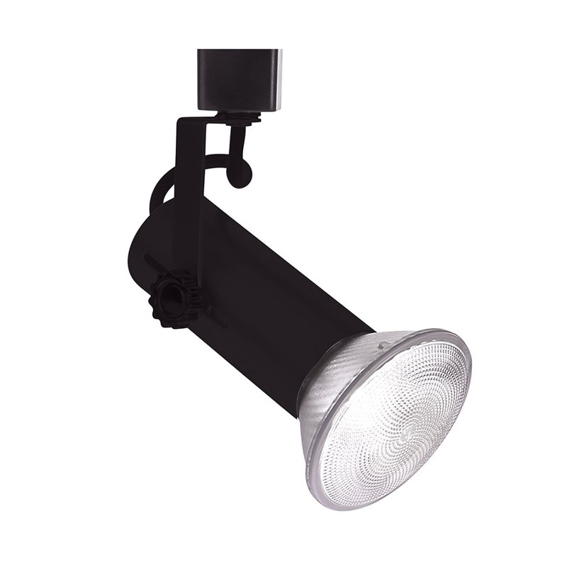 Tête de rail de lampe exposée par la série, Série Lightolier, Noir