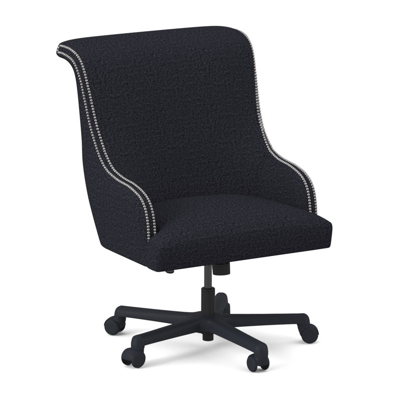 Madison Executive Chair, Pewter Small, Venice Navy