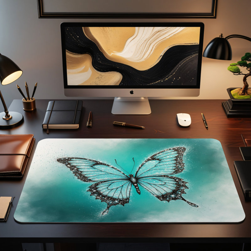 Polyester Desk Pad, 31.5x15.5