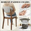 Ensemble de table de salle à manger stable avec un design compact et des chaises ergonomiques, parfait pour les petits espaces modernes