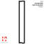 Matte Black Push/Pull Door Handle-92480077