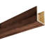 Poutre en bois taillé à la main AmeriCraft, 3 côtés (poutre en U), l 5 1/2 po x H 5 1/2 po x L 72 po, finition chêne doré, pin teinté-129722661-129722663-129722859