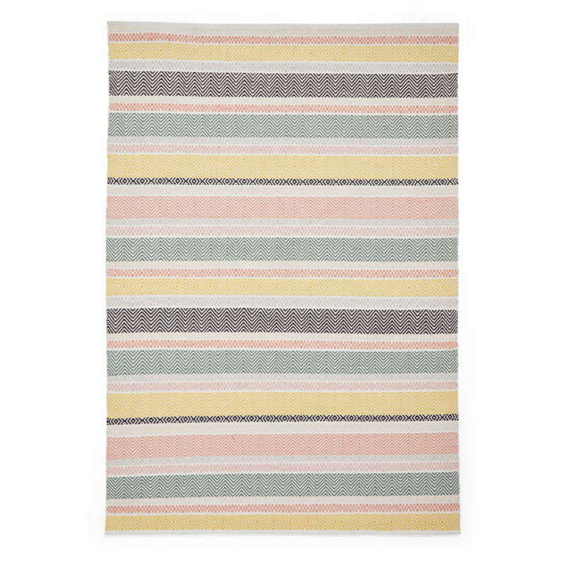 Hosteen Cotton Hand Loomed Area Rug, Rectangle 80 x 150cm