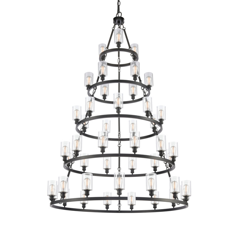 Lustre géométrique à 45 lumières Dolores
