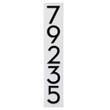 Floating Modern 4" Number Vertical Address Plaque (5 Digits)