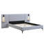 Lumières et tablettes intégrées Bed Grand lit tapissier en lin chic-1312486926-1312486924