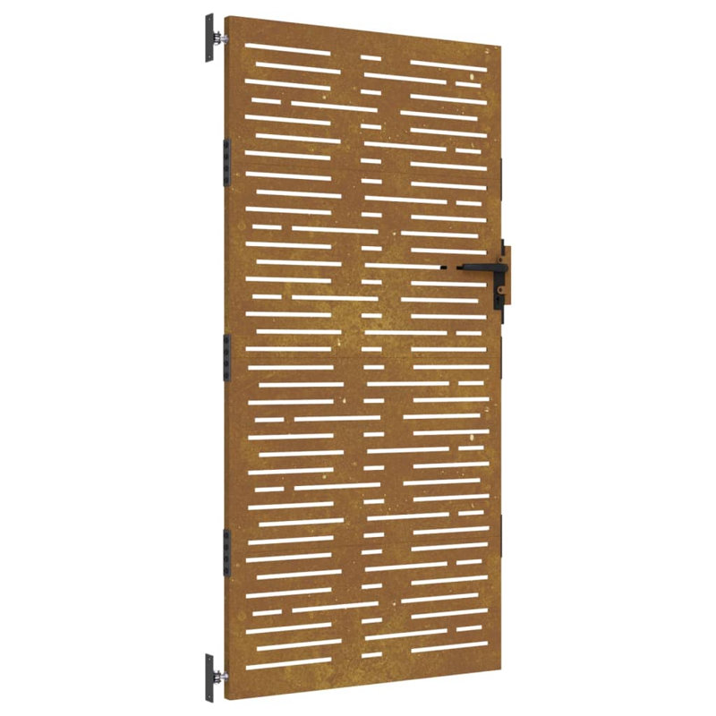 Ameliyah Garden Gate, Rusty, 200cm H x 85cm W x 12cm D