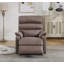 Fauteuil inclinable manuel moderne en similicuir