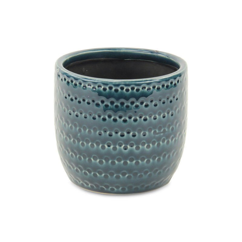 Erinn Handmade Pot Planter, 5.25" H x 5.5" W x 5.5" D