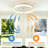 Makaiyla  20" Indoor Crystal Ceiling Fan with Light and Remote & App Control-772930315