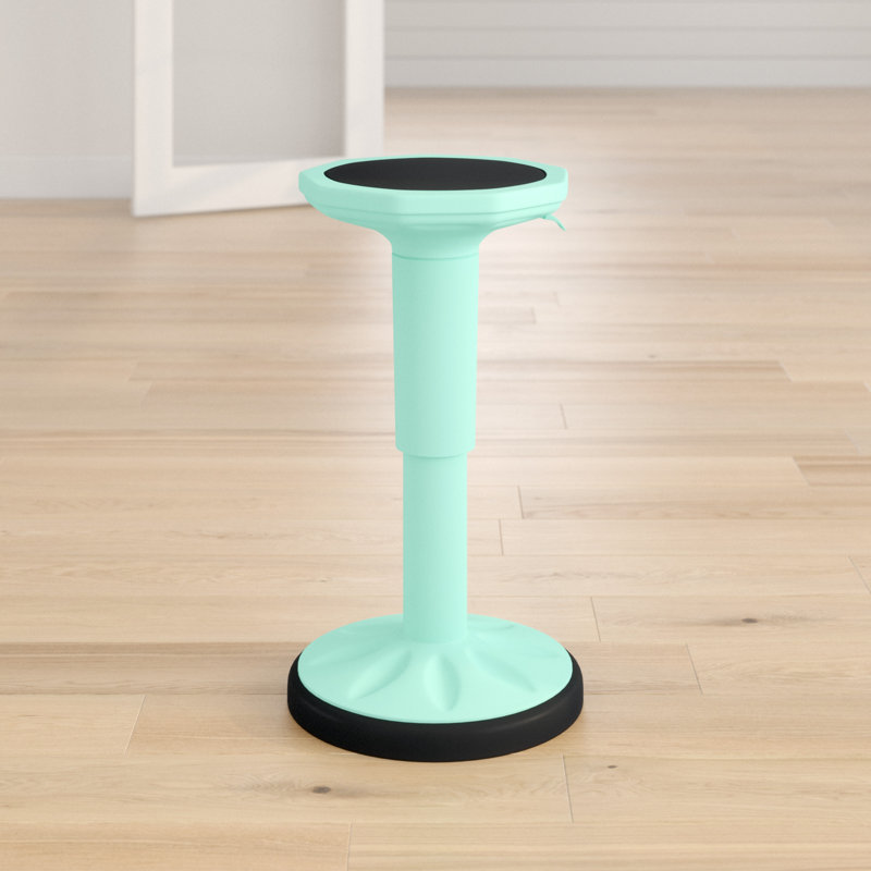 Tabouret d'apprentissage actif à hauteur réglable Daniels, Bleu sarcelle