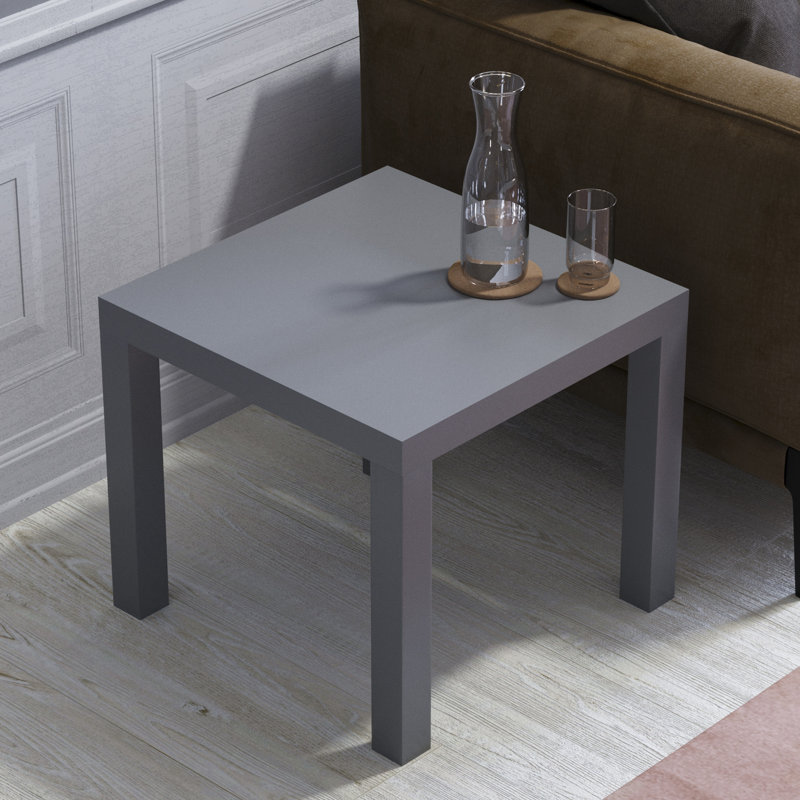 Side Table, Modern Versatile Living Room Home Furniture, Grey