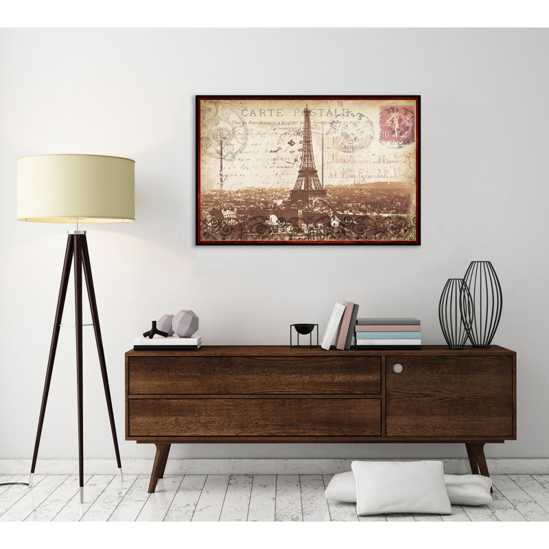 «Paris Nights» par Tre Sorelle Studios, reproduction d'art graphique sur toile, H 28 po x l 42 po