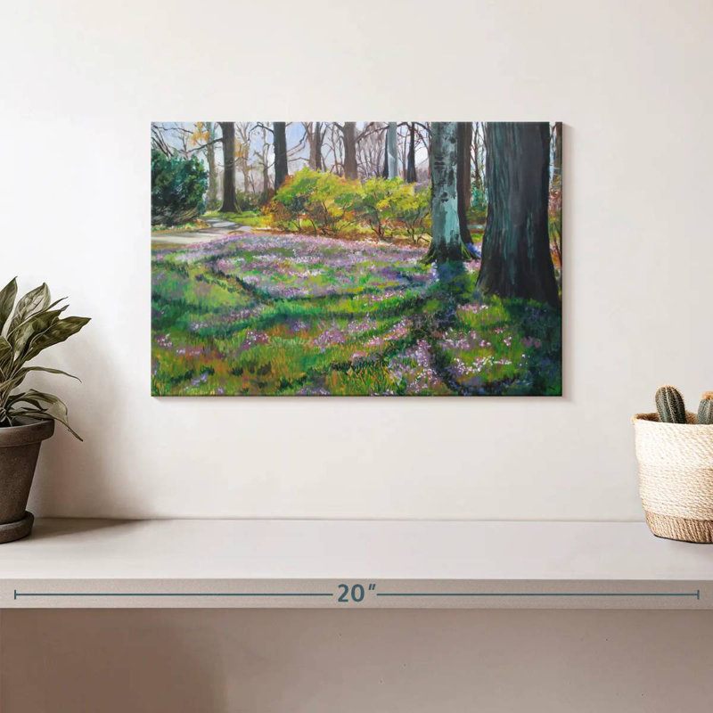 Early Spring Blooms, 8" H x 12" W