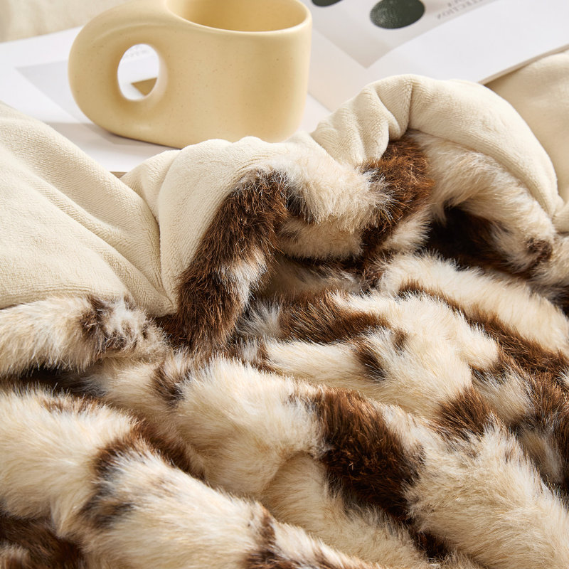 Cowboy - Coma Inducer Oversized Comforter Set - Brown Cow, Alaskan King Comforter + 4 King Shams