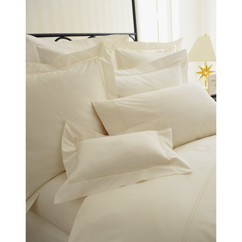 Lyric Tailored Sham, King, Ivory