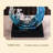 26.18"Blue resin irregular-shaped artwork