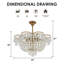 Emmanual 6 - Light Dimmable Empire Chandelier