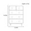 Elegant 5-Drawer Accent Chest for Entryway